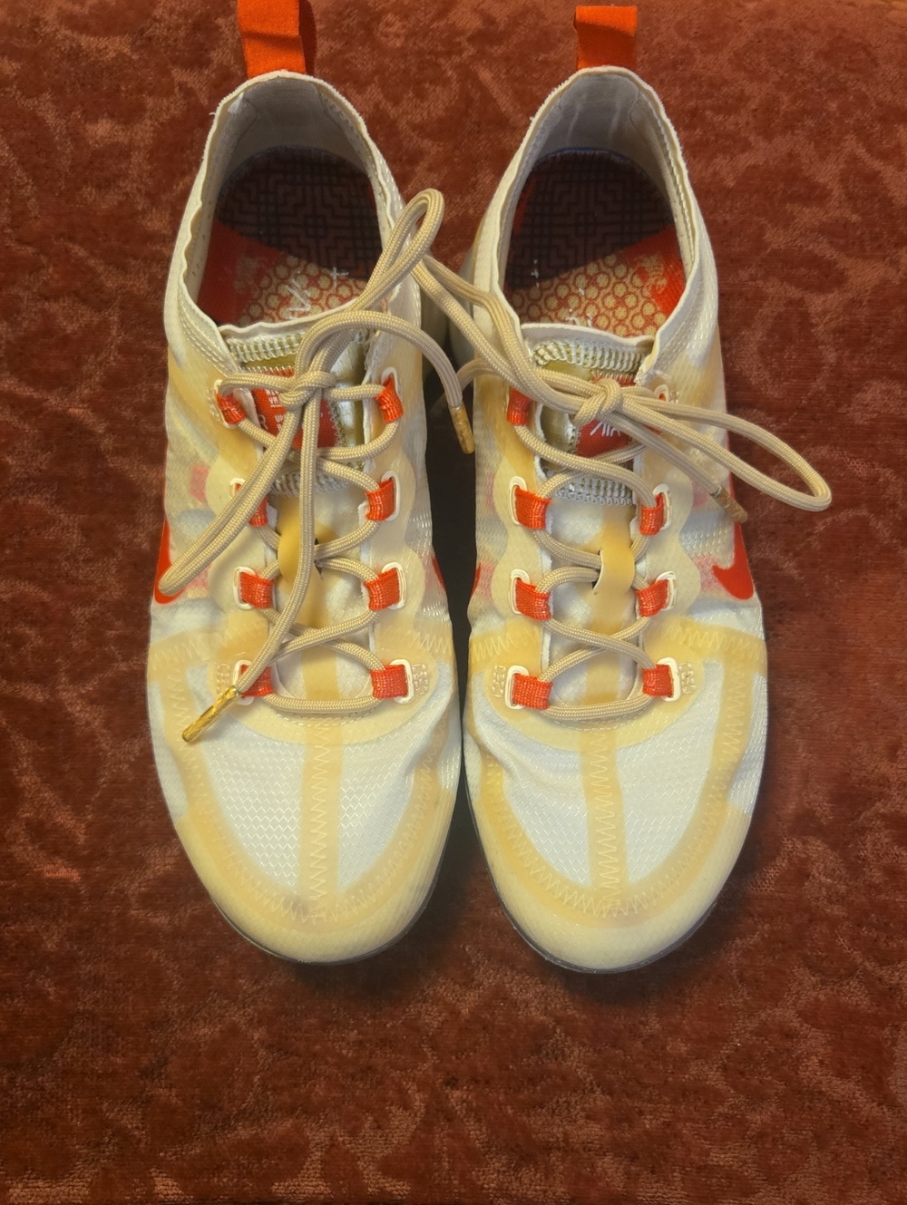 Nike Vapormax Chinese New Year Edition Cream and Red Shoes
